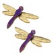 Plexi Acrylic Pendant Dragonfly 45x32mm