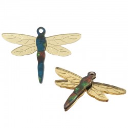 Pendentif en Acrylique Plexi Libellule 50 x 33 mm