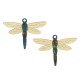 Pendentif en Acrylique Plexi Libellule 50 x 33 mm