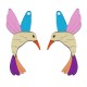 Colgante de Metacrilato Colibri 60x38mm (2pcs/Set)