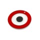 Plexi Acrylic Pendant Round with Evil Eye 50mm