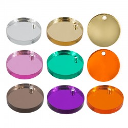 Ciondolo in Plexiacrilico Tondo 16mm