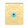 Gold Mirror/ Azure/ Black