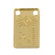 Breloque Rectangulaire en Acrylique Plexi « LIVE LOVE LIFE » 13 x 20 mm