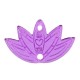 Pendentif en Acrylique Plexi Fleur de Lotus avec 2 Trous 24 x 15 mm