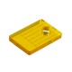 Plexi Acrylic Pendant Rectangular with Lines 17x25mm
