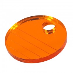 Pendentif rond en Acrylique Plexi 30 mm