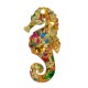 Pendentif en Acrylique Plexi Hippocampe 20 x 42 mm