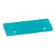 Ciondolo Rettangolare in Plexiglass Acrilico con 2 Fori 34X12 mm