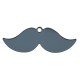Plexi Acrylic Pendant Mustache 70x24mm