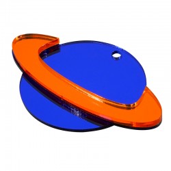 Pendentif en Acrylique Plexi Cronus 70 x 48 mm