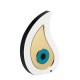 Plexi Acrylic Decorative Teardrop with Evil Eye 71x100mm