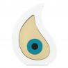 Nero/ Bianco/ Oro specchiato/ Turchese