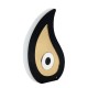 Plexi Acrylic Decorative Teardrop with Evil Eye 78x110mm
