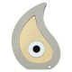 Plexi Acrylic Decorative Teardrop with Evil Eye 85x120mm