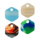 Plexi Acrylic Charm Hexagon 13mm