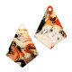 Pendentif en Acrylique Plexi en Forme de Losange 26 x 35 mm