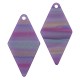 Pendentif en Acrylique Plexi Losange 21 x 41 mm