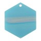 Pendentif Hexagonal en Acrylique Plexi 29 x 33 mm