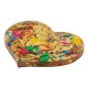 Plexi Acrylic Pendant Heart 36x30mm