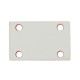 Plexi Acrylic Connector Rectangular with 4 Holes 14x42mm