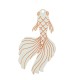 Plexi Acrylic Pendant Fish 55x31mm