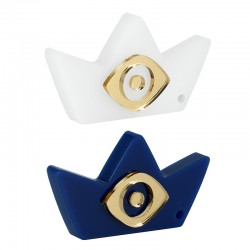 Pieza Decorativa de Metacrilato Barco con Ojo 90x49mm
