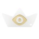 Pieza Decorativa de Metacrilato Barco con Ojo 90x49mm