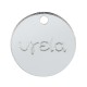 Plexi Acrylic Charm Round “υγεία” 20mm