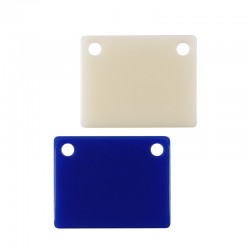 Pendentif Rectangulaire en Acrylique Plexi avec 2 Trous 20 x 15 mm