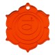 Pendentif en Acrylique Plexi Fleur du Chakra Sacré 35 mm