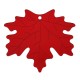 Pendentif en Acrylique Plexi Feuille 60 x 54 mm