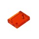 Plexi Acrylic Charm Rectangular with 3 Holes 15x12mm