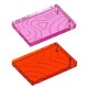 Plexi Acrylic Pendant Rectangular with 2 Holes 28x19mm
