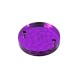 Plexi Acrylic Connector The Crown Chakra Om Flower 18mm