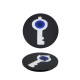 Tapa Decorativa Para Velas de Acrílico Plexi con Llave y ojo Turco 80 mm