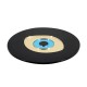 Plexi Acrylic Decorative Candle Cap with Evil Eye 130mm