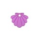 Plexi Acrylic Charm Shell 14x12mm