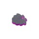 Plexi Acrylic Charm Shell 14x12mm