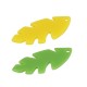 Plexi Acrylic Pendant Leaf 17x40mm