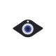 Plexi Acrylic Pendant Evil Eye 35x21mm