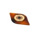 Colgante de Acrílico Plexi con ojo Turco 66 x 40 mm