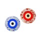 Pendentif rond en Acrylique Plexi avec œil Maléfique 50 mm
