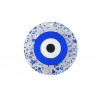 Bleu irisé strassé