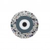 Nero iridescente con strass