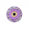 Viola iridescente con strass