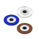 Plexi Acrylic Pendant Round with Evil Eye 35mm