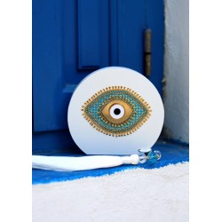 Colgante Acrílico de Plexiglás con ojo Turco 45 x 35 mm