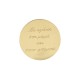 Acrílico Plexi Redondo «Στη Μαμά και Στον Μπαμπά» 58 mm