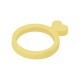 Anello in Plexiglass Acrilico con Cuore 22X30 mm